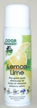 ODOR ASSASSIN-LEMON-LIME 8OZ CAN